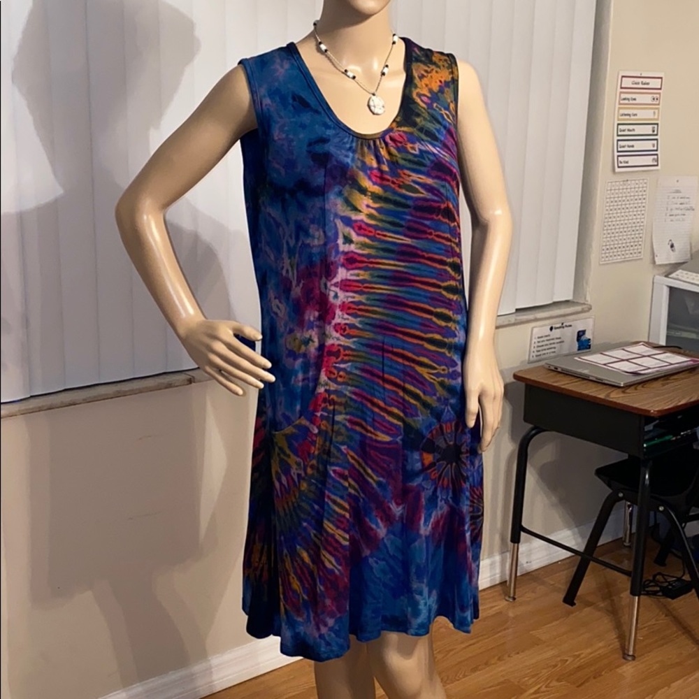 Jayli Mudmee TieDye Dress w/ Pockets